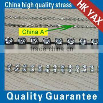 F0414 cup chain rhinestone is a nice crystal chain rhinestone.