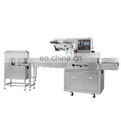 Automatic Fresh fruit and vegetable cling film Food tray packing packaging Wrapping machine