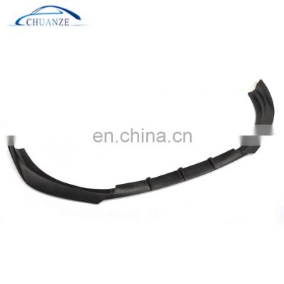 Matt Black A3 Front Spoiler Lip For Audi S3 Sedan 4-Door 13-16