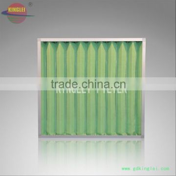 g4 metal frame pleated air filter