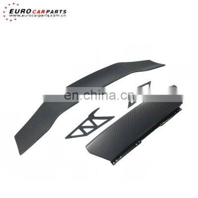 LP610 rear wing fit for LP610 LP580 DMC carbon fiber rear wing for Hurican upper can bottom spoiler with iron bracket