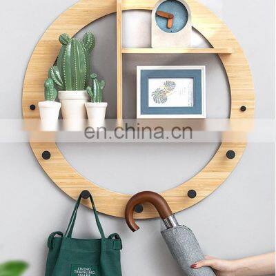 round type Porch rack wall hanger wall bedroom, wall shelf hall wall into the door, into the door hooks