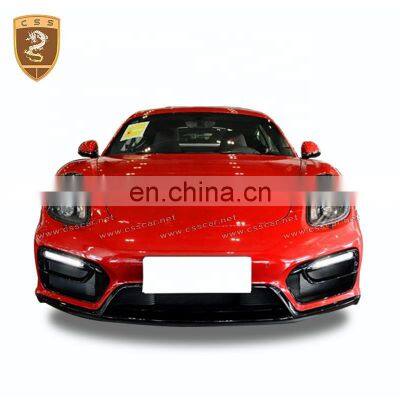 Car Bumpers PU Body Kit for Por Boxster Cayman 981 GTS Style Body Kit Spoiler