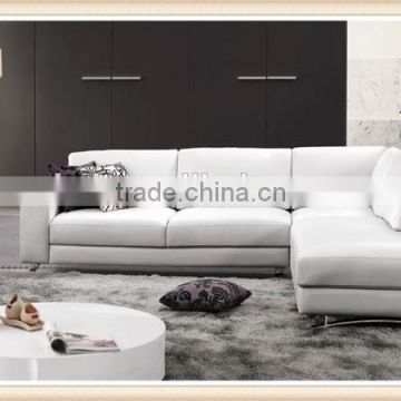 Italian design Large Size L-shaped genuine leather corner Sofa