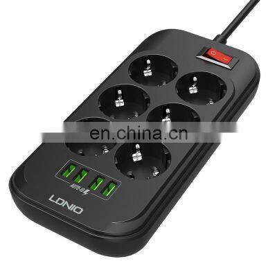 USB Extension Lead Power Strip,4 Multi USB Charger,6 Hole Way Socket photo-5