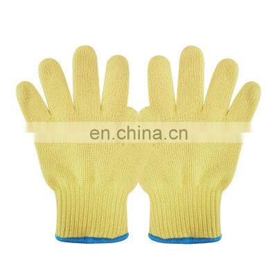 Aramid Fiber Gloves Heat Protect Up To 350 centigrade High Heat Resistant Gloves Long Cuff 2 Layers Fire Resistant Gloves 25cm