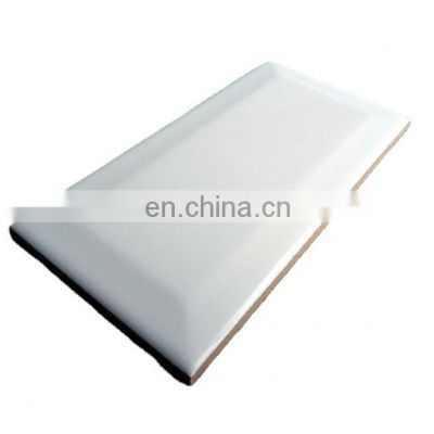 Subway tiles 100x300mm Glossy Glazed Outdoor Decorative White Exterior Wall Subway Ceramic Tile