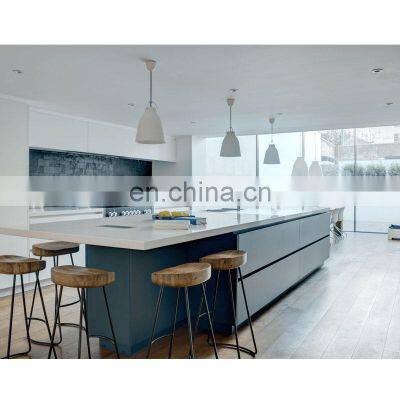 Fashion Modular Wooden kitchen cabinets with artificial Marble