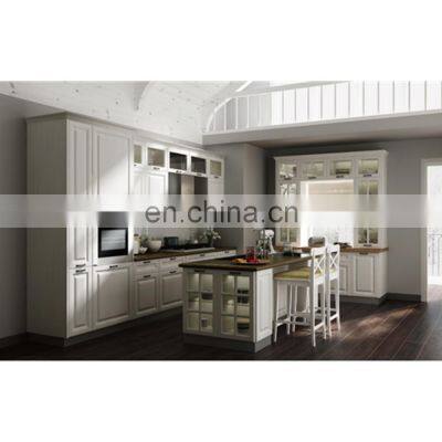 Custom Antique White Wood Kitchen Cabinets Wholesale