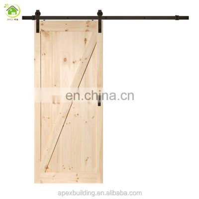 interior vertical magnetic frameless round sliding shower barn door