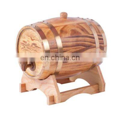5L Oak Barrels Wooden Barrel Wine Barrels for Storage Aging Wine Whiskey Spirits photo-5