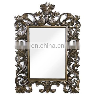 square antique wall mirror