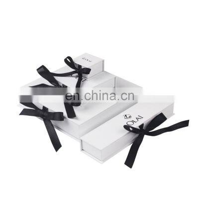 Custom white and gold accessories jewelry boxes bangle box cardboard box wholesale