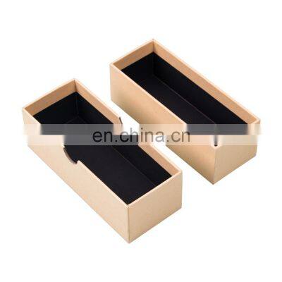 Custom Printing Logo Rigid CardBoard Paper Packaging Base and Lid Rectangle Shaped Box