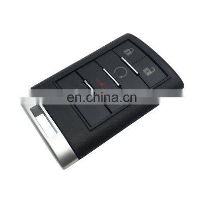 Keyless 5 Button Car Remote Smart Key Fob Case Shell Cover Blank For Cadillac DTS CTS STS XTS 2005 - 2011