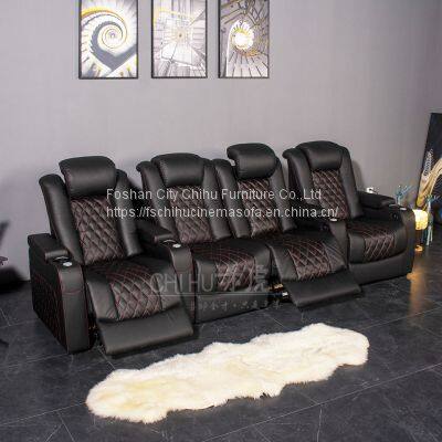 Made in China Wholesale Cheap Price Theater Furniture Power Recliner Home Theater Movie Seats photo-4