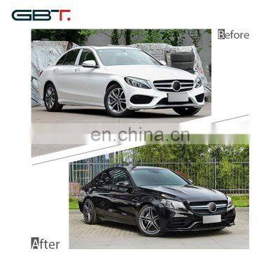 GBT Drop Shipping Car Body Kits Mercedes C63 Amg W205 Facelift Modified Restyle for Mercedes Benz c Class W205 Amg Bodykit photo-2