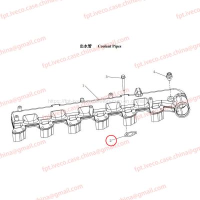 MAN D0836 Coolant pipes Gasket 06903-0067