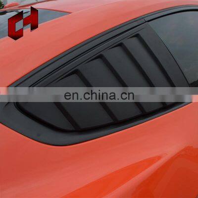 CH Exterior Accessories ABS Material Rear Window Louvers Side Window Cover Vent For Ford Mustang 2015-2017 photo-5