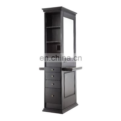 Factory Wholesale Saloon equipment and furniture double sided barber stations hair styling mirror salon station