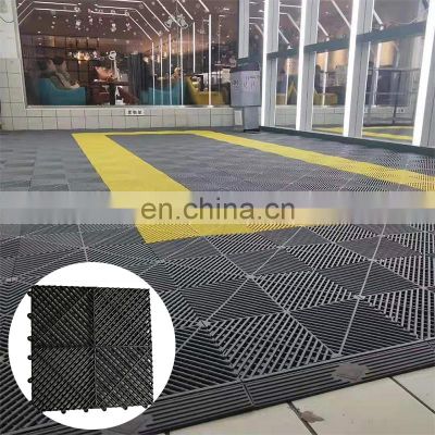 CH Hot Selling Modular Interlocking Performance Multi-Used Modular Solid Multicolor 40*40*1.8cm Garage Floor Tiles