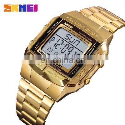 SKMEI 1381 Digital  Men multi-function Fashion Sport Watches alarm countdown Luminous