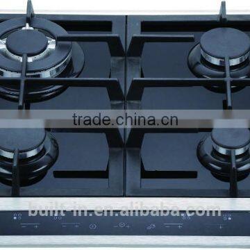 Built in Gas Hob with 4 Burners/Gas Cooking Hob/Gas Stove/Touch Control Pad