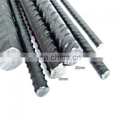 China 10mm 12mm  24mm  steel rebars Thread Bar Reid Bar HRB 400/500