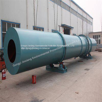 Single Cylinder Dryer, Blue Charcoal Sludge Drying Machine, Sand Slag Coal Slime Dryer