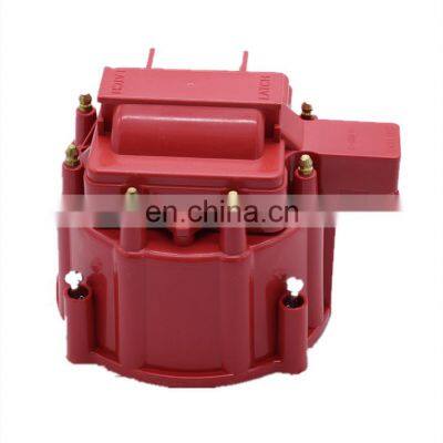 SBC BBC 305 350 454 Red Male HEI Distributor Cap And Rotor Replacement for Chevy