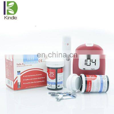 Fast Dispatch China Factory Price Blood Glucose Monitor Non-invasive Accu Check Glucometro Blood Glucose Monitor photo-2