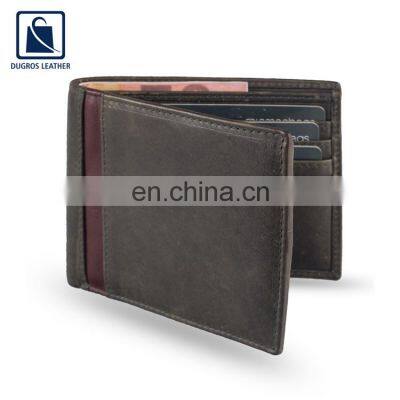 Fashion Style Top Quality Modern Design Short Leather Wallet for Men