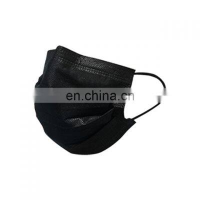 Hot selling surgical mask and 3 ply medical face mask black masker face disposable