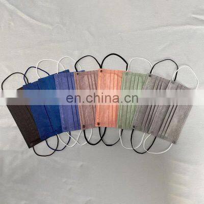 Wholesale 3ply Disposable Face Mask Import Morandi Colors Medical Face Mask photo-4