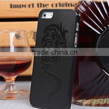 black color dragon celature custom phone case for Iphone 5