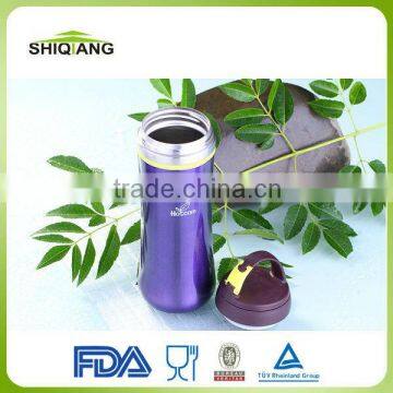 400ml double wall stainless steel vacuum sports thermos flask bottles with tea filter