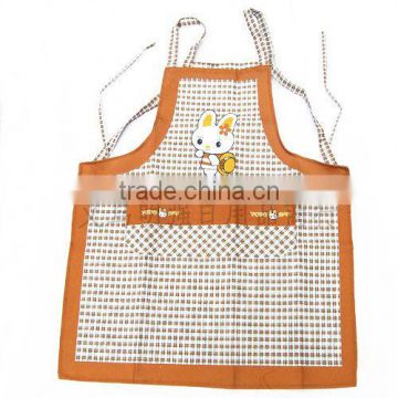 Customized Design Cooking Apron, Cotton/Polyester Kitchen girl/women Apron