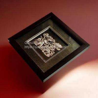 Guizhou Silver Decorative Framed Ethnic Crafts Customized Gift With Hand Gift Small Gift Enterprise Gifts photo-2