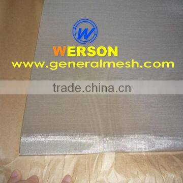 80 mesh 0.12mm wire Plain weave nickel wire mesh ,wire cloth in Ni200,201,205,270 wire