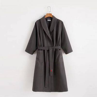 European Size Microfiber Bathrobe,SPA Bathrobe/OEM( MS1905) photo-2