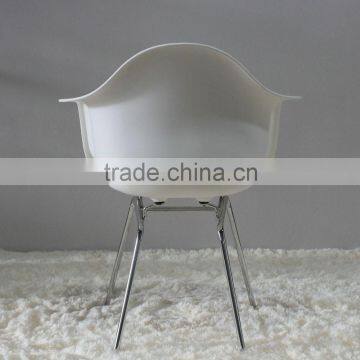 PP Plastic Stainless Steel Leg Coffee Shop DAR Restaurant Chair photo-4