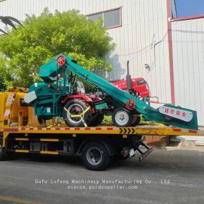 Self propelled corn thresher Tractor with corn thresher