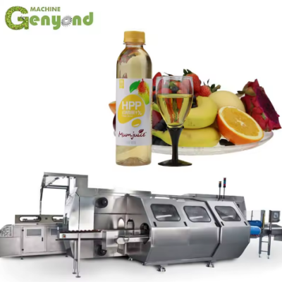 2 litros Línea de producción de zumo de manzana automática Hpp Equipamiento de procesamiento de zumo de manzana Hpp