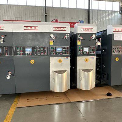 flexo ink printer slotter die cutter machine