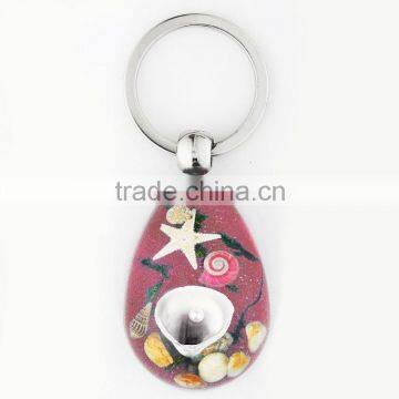 Hot Selling Keychain With Real Sealife Shell and Starfish photo-4