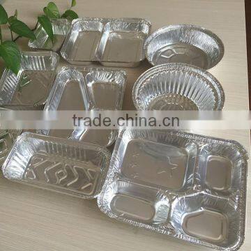 Food Storage compartment Aluminum Foil Tray