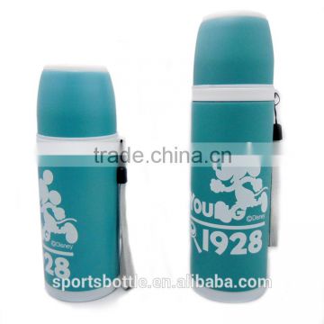 350/500ml thermos/coffee mug for student use with drawstrings