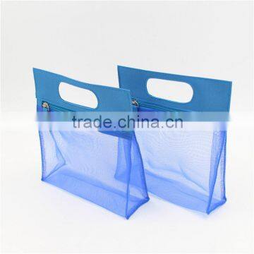 Net Yarn Transparent Make-up Bag Multi-purpose Large Capacity Cosmetic Wash Pouch Vanity Cases photo-2