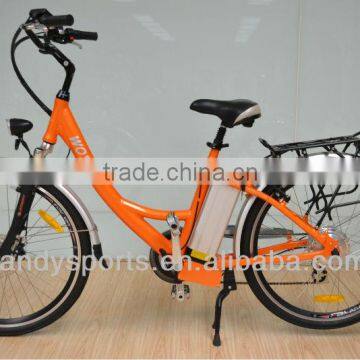 2012 new design e-bike 36V250W alloy frame electrical bike with lithium battery(LD-EB103)