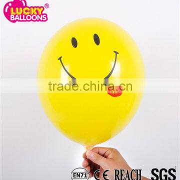 China high quality OEM emoji latex balloons for any logo